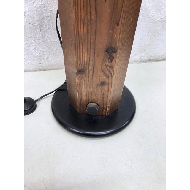 Floor Lamp in Wood and Glass from Temde, 1970s For Sale - Image 4 of 15