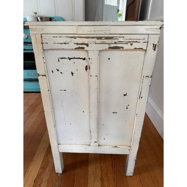 1910s Vintage English Pie Safe Cabinet For Sale - Image 5 of 6