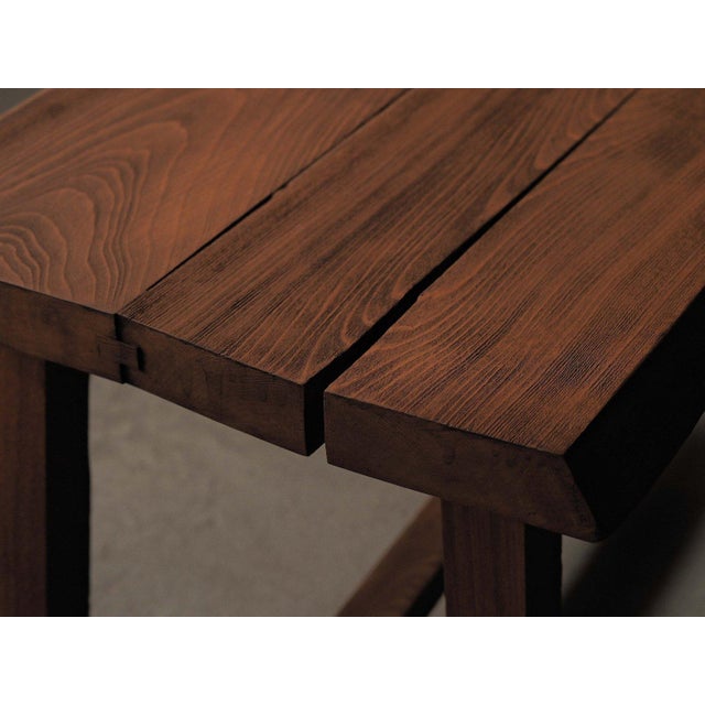 Vintage French Desk in Oak, 1970 For Sale - Image 15 of 18