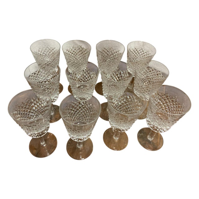Set of 14 Water Goblet Alana by Waterford Crystal Discontinued Please note that these are 10 oz. glasses. Crafted in...