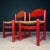 Red Padova Chairs from Hank Lowenstein, Italy, 1970s, Set of 2 For Sale - Image 6 of 13