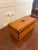 Antique Georgian Satinwood Tea Caddy Box with Glass Bowl and Mixing Stick, 1780 For Sale - Image 3 of 9