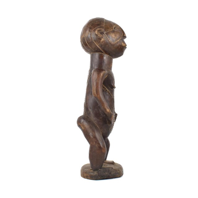 Wood Early 20th Century Tabwa Female Figure For Sale - Image 7 of 8