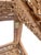 Vintage 1980s Woven Rattan Folding Corner Shelving Units – Pair | Boho Coastal Étageres For Sale - Image 12 of 18