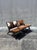 Contemporary Cowhide Nailhead Lounge Chairs - Pair For Sale - Image 4 of 7