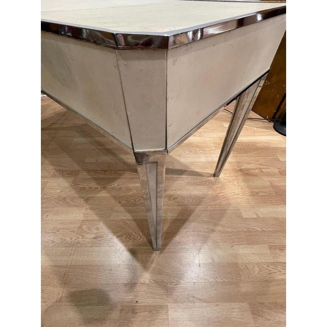 Art Deco Parchment Covered Desk from Primavera, France, 1930s For Sale - Image 9 of 15