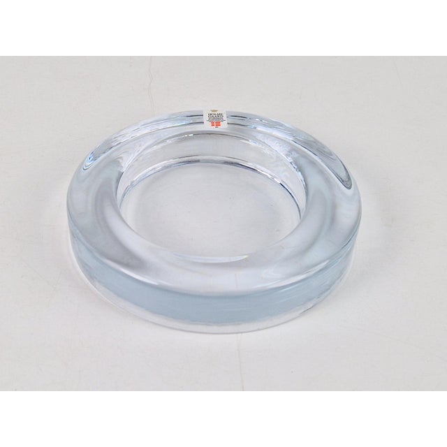 3x Vintage ashtray Torben Jørgensen for Holmegaard Denmark ‘80 Torben Jørgensen designed this crystal glass ashtray in...