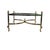 Italian Brass and Glass Coffee Table, Hollywood Regency Style, 38.75", Circa 1970s For Sale - Image 12 of 12