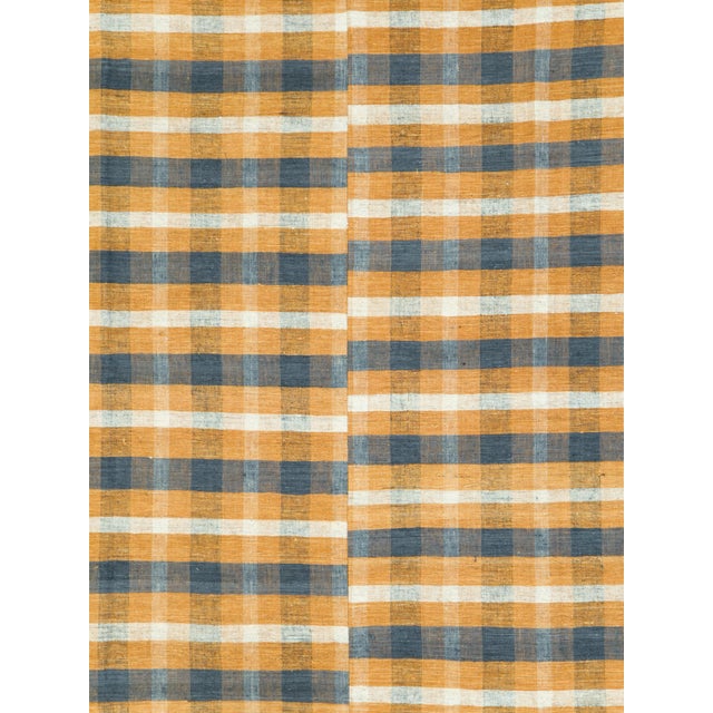 A vintage Turkish flat-woven Kilim rug from the mid-20th century.
