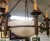 Alabaster Vintage Neoclassical Six Light Chandelier With Rustic Finish For Sale - Image 8 of 9