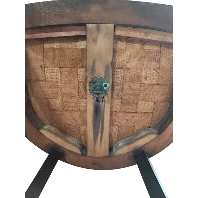 Brown 19th Century Cruise Liner Tub Chair For Sale - Image 8 of 8