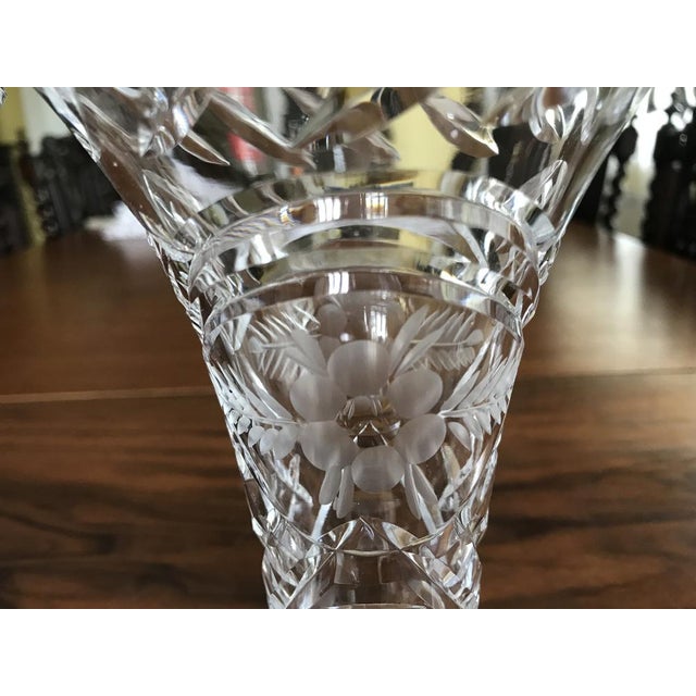 Vintage Crystal Vase, 1970s For Sale - Image 10 of 18