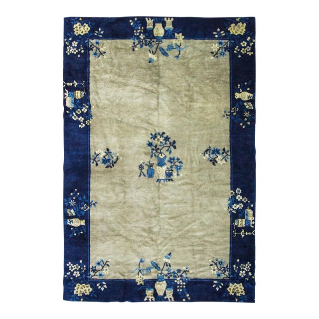 Early 20th Century Antique Chinese Peking Art Deco Design For Sale