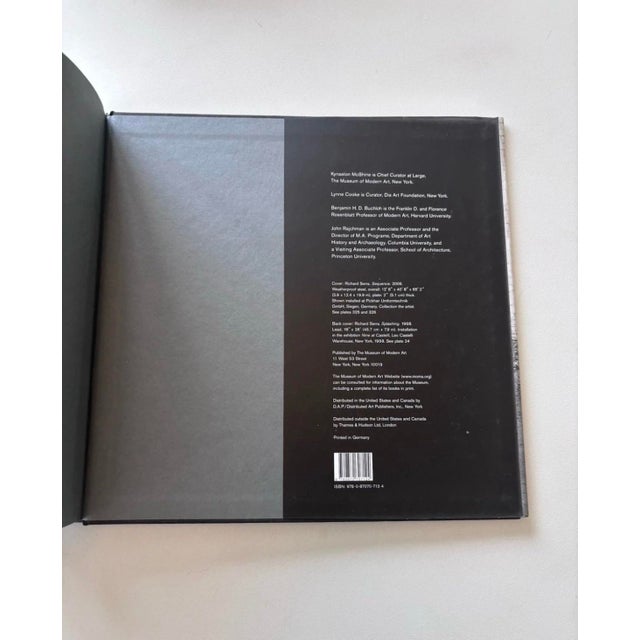 Paper Richard Serra Sculpture: Forty Years by McShine For Sale - Image 7 of 9