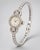 Vintage Gübelin 14k White Gold Classic Diamond Cocktail Watch For Sale - Image 4 of 6