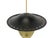 1950s Mid-Century Glass and Metal Pendant Lantern Lamp, 1950s For Sale - Image 5 of 8