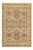 Mogul Collection Hand-Knotted Area Rug - Yellow 4' 3" x 6' 3" For Sale