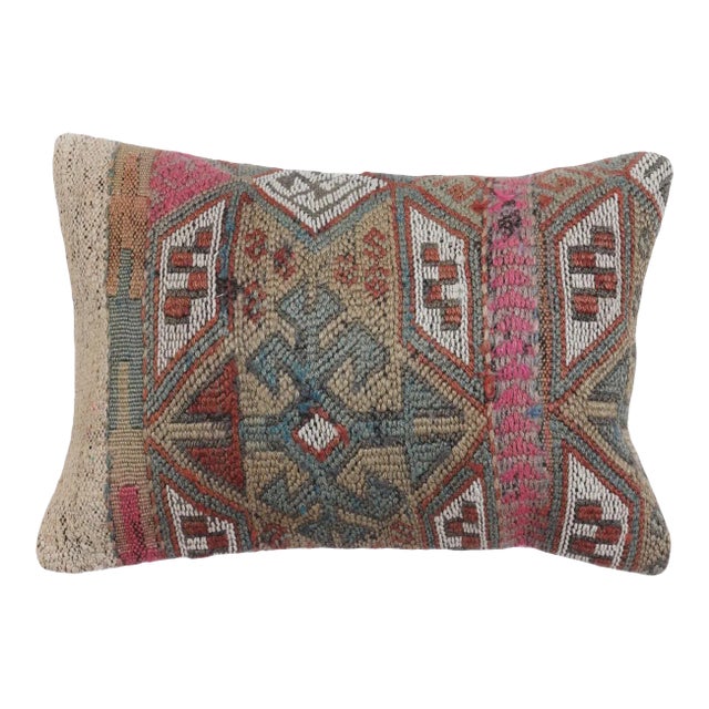 Embroidered Kilim Pillow Cover For Sale