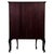 Wood 19th Century Antique English Mahogany Display Cabinet from Maple & Co. For Sale - Image 7 of 11