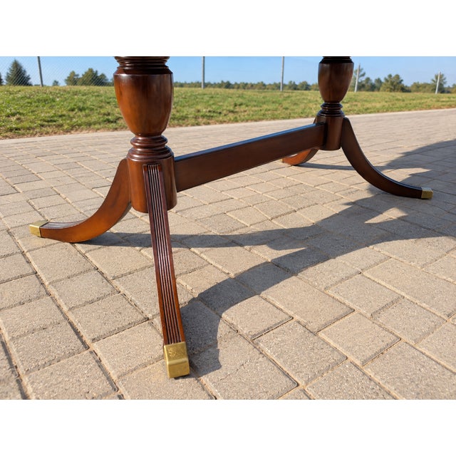 Large Regency Wooden Extendable Table from Heldense For Sale - Image 13 of 18