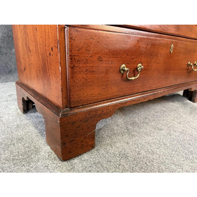 Wood 18th Century Solid Mahogany 5-Drawer Chest For Sale - Image 7 of 12