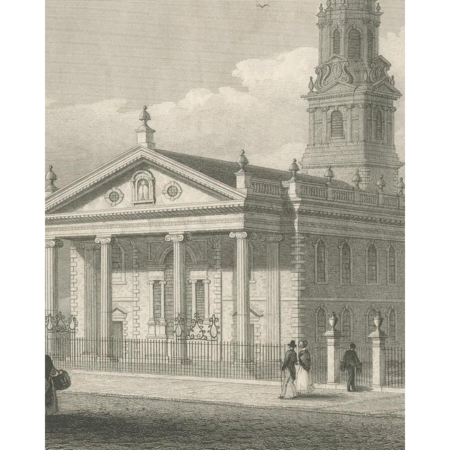 A. J. Davis, St. Pauls Chapel, 1850, Paper For Sale - Image 4 of 8