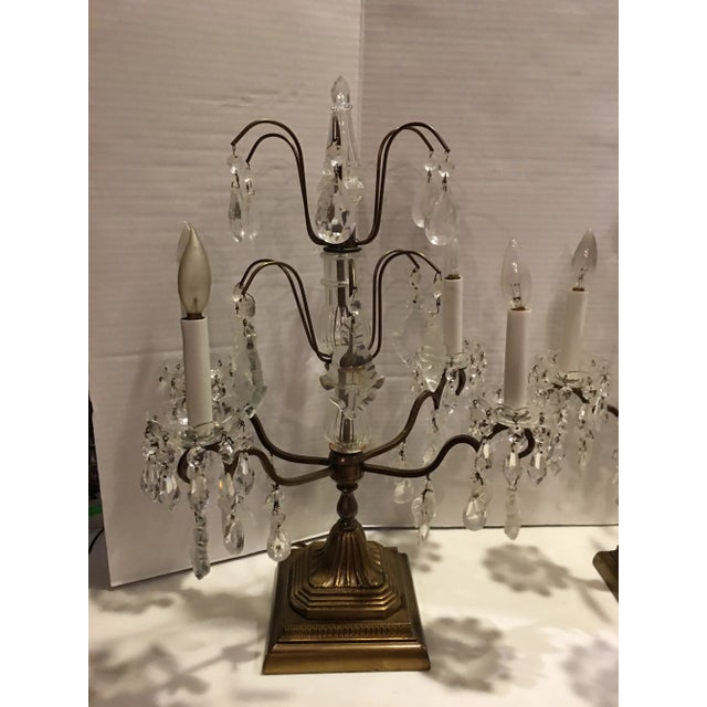 French Provincial 1940s Neoclassical 1940’s French Style Girandoles - a Pair For Sale - Image 3 of 13