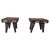 Vintage Rustic Wooden Stools, 1960s, Set of 2 For Sale - Image 13 of 13