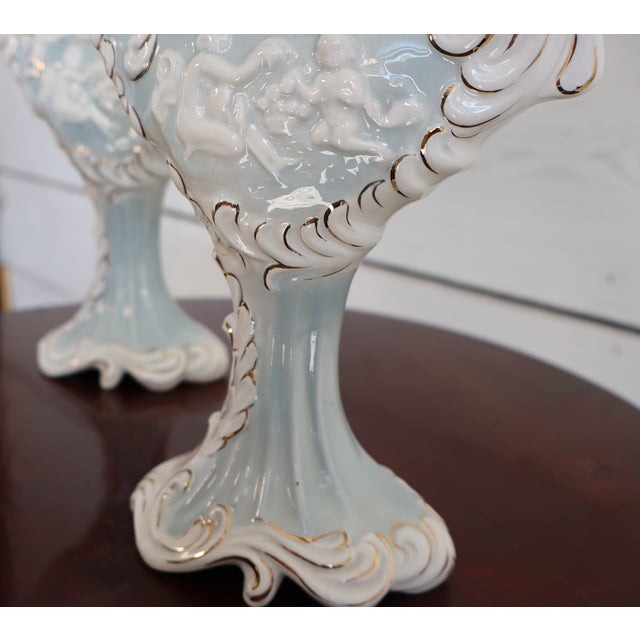 1950s Ceramic Pieces in Capodimonte Ceramic, 1950s, Set of 5 For Sale - Image 5 of 18