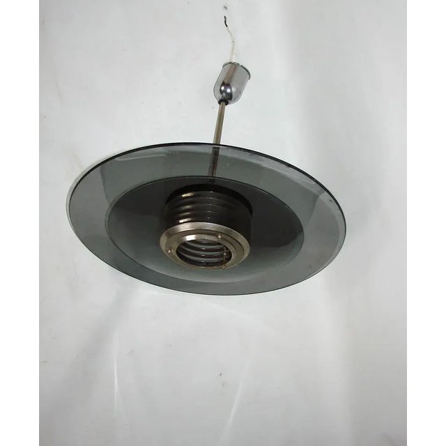 Metal Modern Hanging Lamp, 1980s For Sale - Image 7 of 7