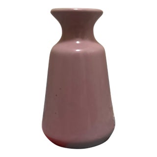 Mid-Century Modern Style Lavender Ceramic Bud Vase Minimalist Porcelain Solifleur For Sale