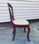 Late 20th Century Vintage Victorian Solid Mahogany Floral Carved Side Chair For Sale - Image 5 of 7