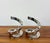 Vintage MCM Chrome Spiral Candle Holders - Pair For Sale - Image 4 of 7