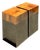 Vintage Parquet Burl Wood Drinks Tables - A Pair For Sale
