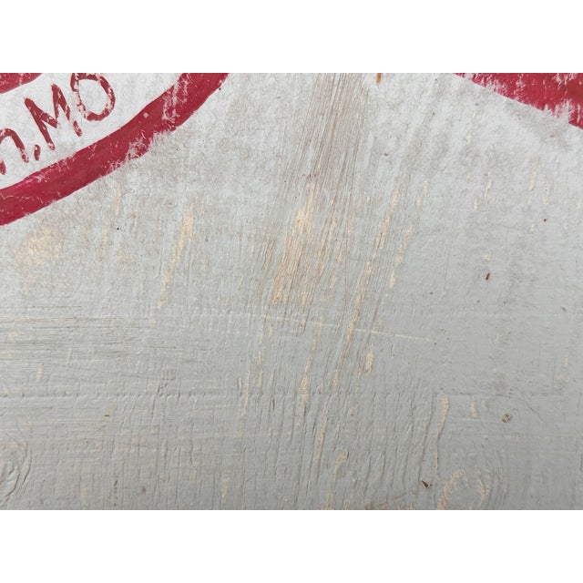 Mid-Century Modern Vintage Country Store Advertising Sign for Cherry Mash For Sale - Image 3 of 13