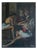 M. Duval, Backstage with Clowns and Dancers, 1950s, Oil on Canvas For Sale