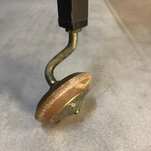 Vintage Industrial Iron Trolley, 1950s For Sale - Image 9 of 16