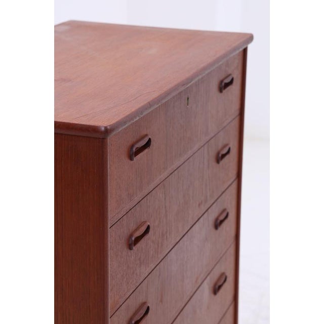 Mid-Century Teak Chest of 6 Drawers, 1960s For Sale - Image 9 of 13