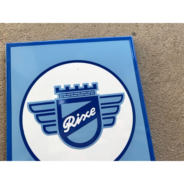 Beautiful, original enamel sign from the 1950s in top condition! Vibrant colors, a scratch-free surface, no warping, and a...