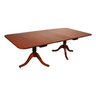 English Tripod Dining Table in Mahogany, 19th Century For Sale