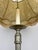 Metal Vintage French Ornate Metal Standing Lamp with Tassel Shade For Sale - Image 7 of 12