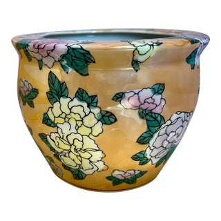Chinese Fish Bowl Planter For Sale