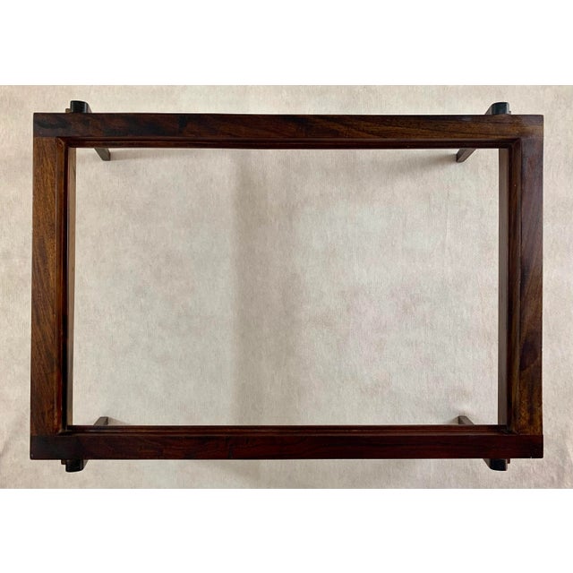 Vintage Hand-Painted Breakfast-In-Bed Tray W/ Stand For Sale - Image 9 of 13