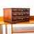 Ricardo Lynn & Co mid century modern fully finished solid walnut unique jewelry storage box. Three Drawers with storage...