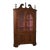 Louis Irion Monumental 2 Piece Walnut Corner China Cabinet For Sale