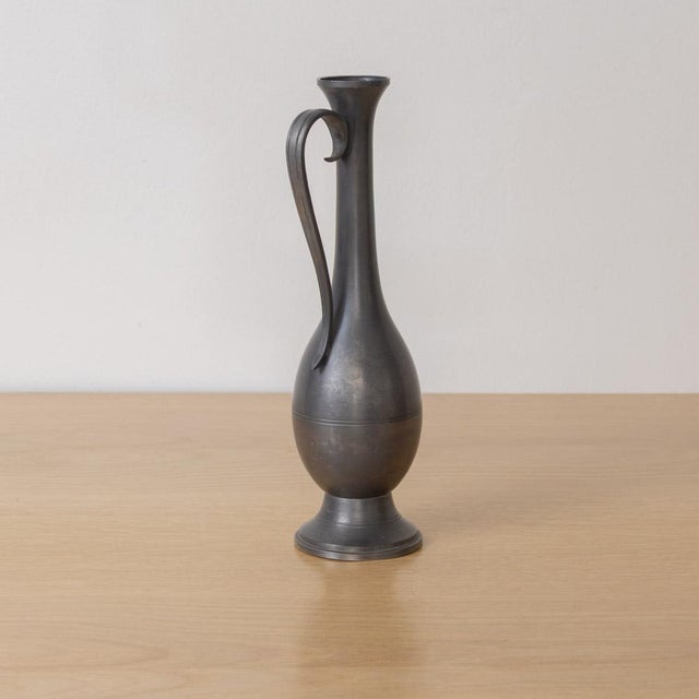 1930s French Pewter Bud Vase For Sale In Los Angeles - Image 6 of 12