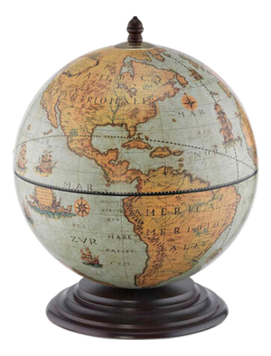 Neptune Lagoon Bar Globe by Zoffoli Mappamondi