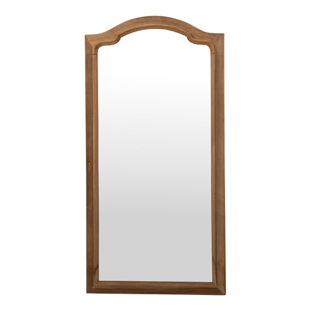 Circa 1900 French Louis Philippe Style Wooden Wall Mirror For Sale