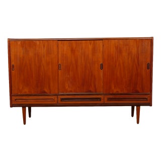 Vintage Danish Teak Highboard For Sale
