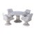 Vintage Spun Fiberglass Patio Set With Chaise & Plant Stands - Circa 1960's For Sale